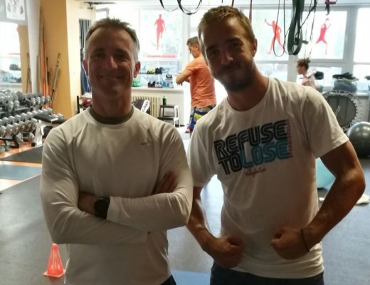 Martin s kondičným trénerom Molnárom (Foto: archív A. Martina)