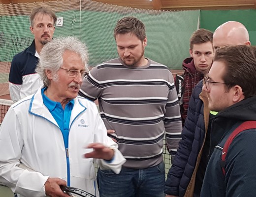 Richard Schönborn během diskuze (Foto: Tennis Arena / Michal Procházka)